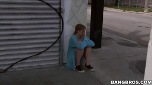 Homeless girl gets fucked for a new life&period;