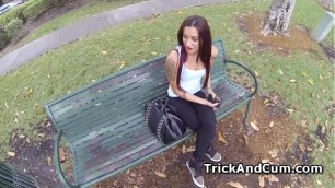 Erotic Albie picked in a park and fucked good