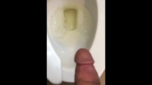 Hot Asian Cock Peeing after Hours in Traffic
