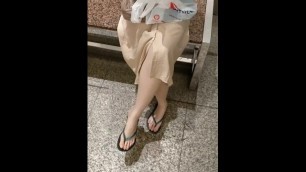 CANDID ASIAN PRETTY TEEN FEET AND TOES !!! P2 (PLEASE COMMENT ON MY VIDEO)