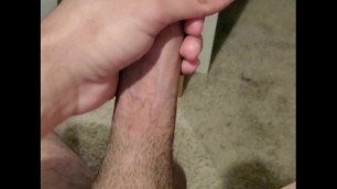 Almost Caught Masturbating at Friends House! Huge Cock