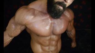 Ripped Thick Ultra Hot Alpha Bearded Built Muscle Stud Flexes