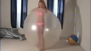 Hot Girl Stuck in Balloon