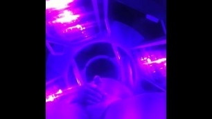 Tanning Bed Jacking off