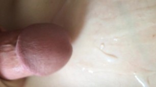 Cumshot on her Tits