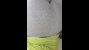 My Fat Ass in Grey Leggings!