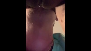 Licking Girlfriends Sisters Pussy while she Showers