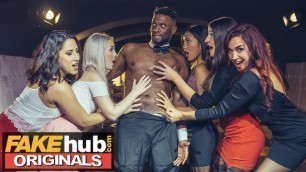 LADIES CLUB Adara Love and Lovita Fate get Facial in Strip Club Threesome