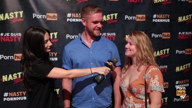 Pornhub Aria Nasty Show Audience Interviews at just for Laughs Festival