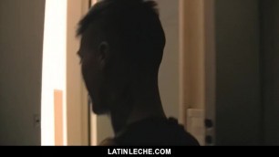 LatinLeche - Sexy latin cocksucker gets fucked by stranger