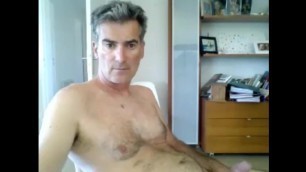 french dad strips down and cums