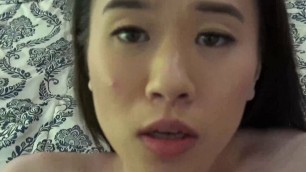 Spicy Asian babe Kimmy Kimm has a nice sexy fuck after a little date