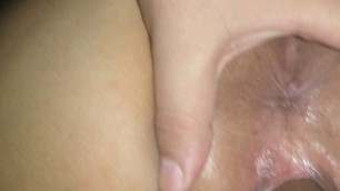my cuckold licks my pussy while i get fucked by black friend and creampied – hubby squeezes the cock and eats the cum