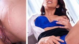 Dane Jones Pretty Latina brunette Noa Tevez romantic hardcore sex squirting orgasms
