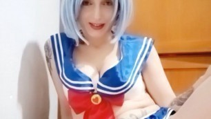 Anime girl Sailor Moon makes you cum!