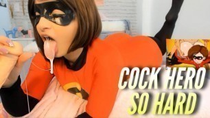 COCK HERO HARD Jerk off Game Sexy Cosplay Teasing and Turning you on so much TRY NOT TO CUM