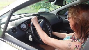 She's going to Cheat on her Husband while he's at Work and Leave in her Lover's Car. Sexy GILF Xoxo
